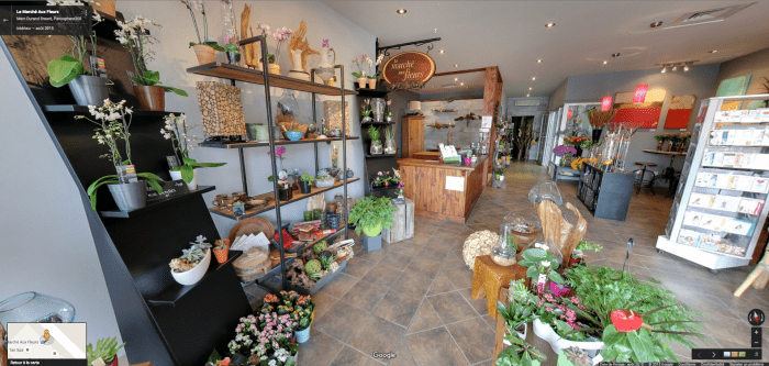 Google Virtual Tour of the Flower Market in St-Bruno